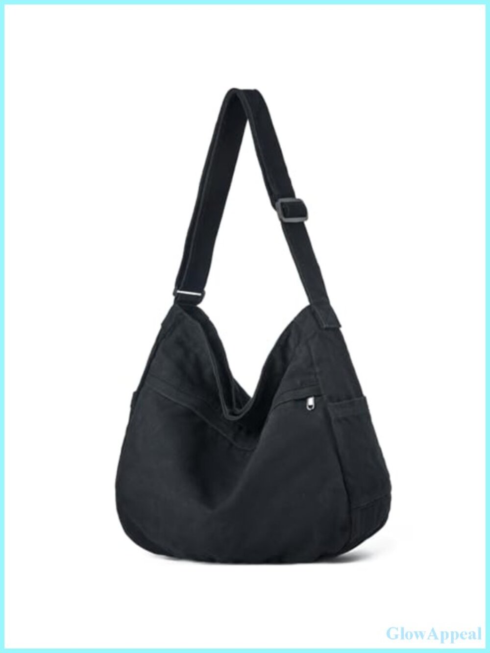 Canvas Hobo Crossbody Tote Bag Large Capacity Shoulder Bag
